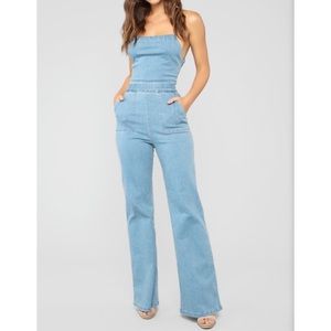 Denim jumpsuit